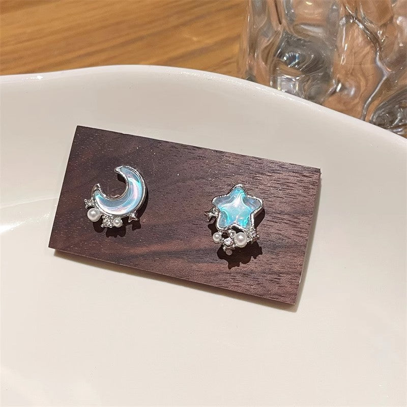 Women's Stone Ear Graceful Geometric Love High-grade Earrings