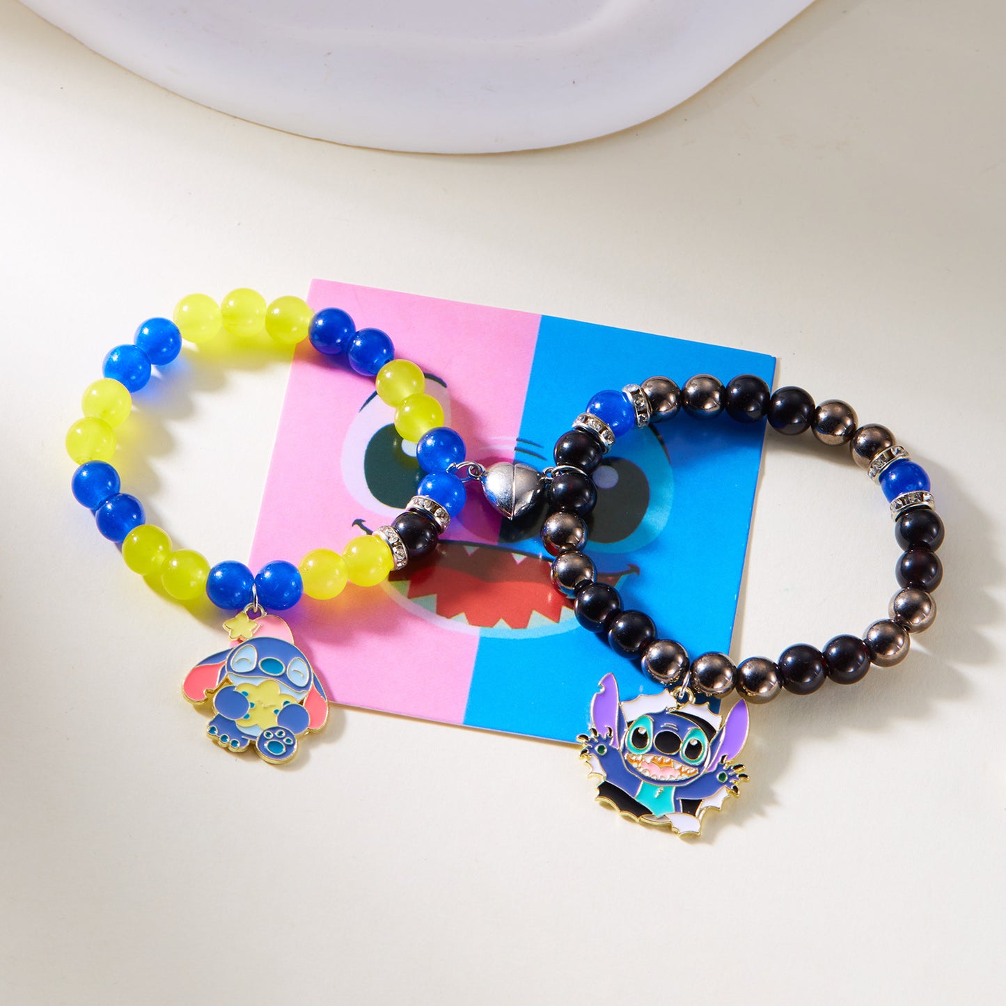 Stitch Couple Fashion One Pair Of Bracelets