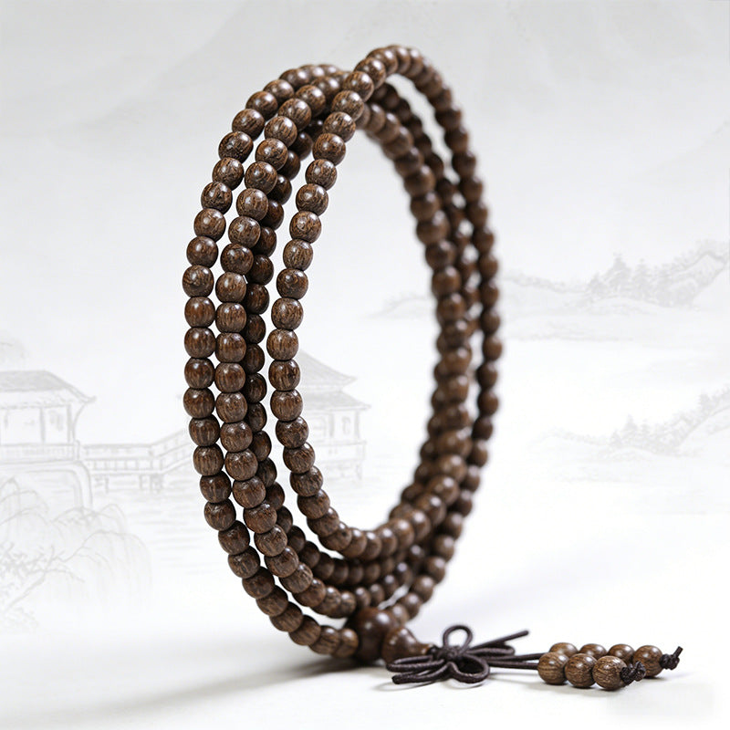 South American Boxwood Beads Golden Sandalwood Ebony Ethnic Style For Bracelet