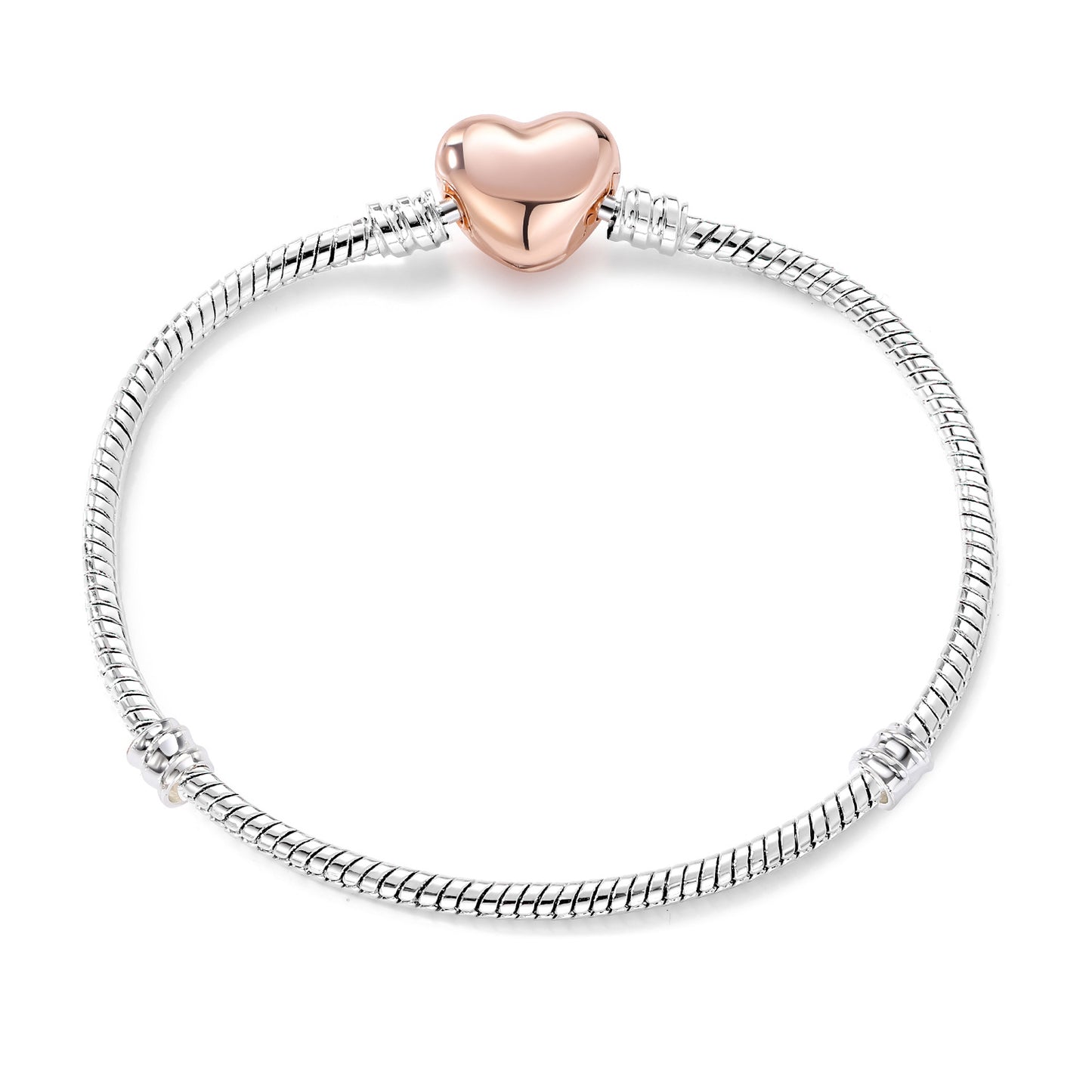 Bead Chain Snake Pure Copper Sier Bracelets