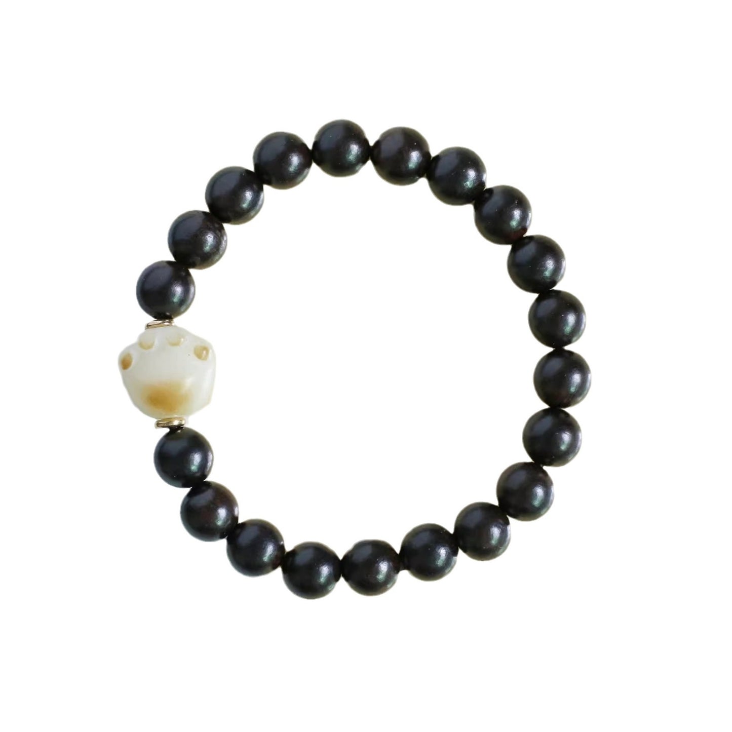 Sandalwood Beads Female Male Bodhi Charcoal Cat's Paw Lucky Crafts Bracelets