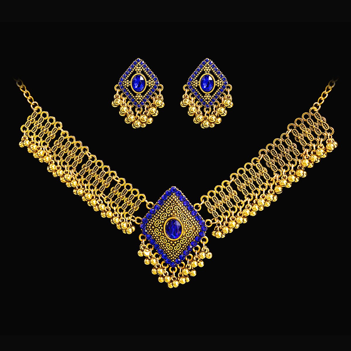 Women's Suite Retro Court French Pearl Water Jewelry Set