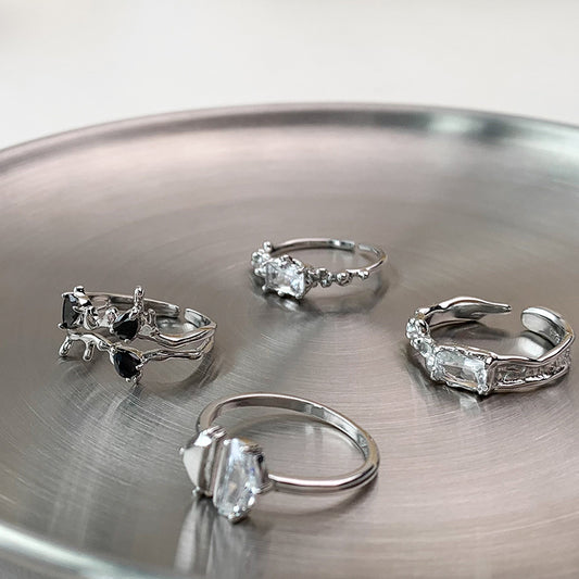 Women's Light Luxury Design Sense Niche Exquisite Cold Style Ring
