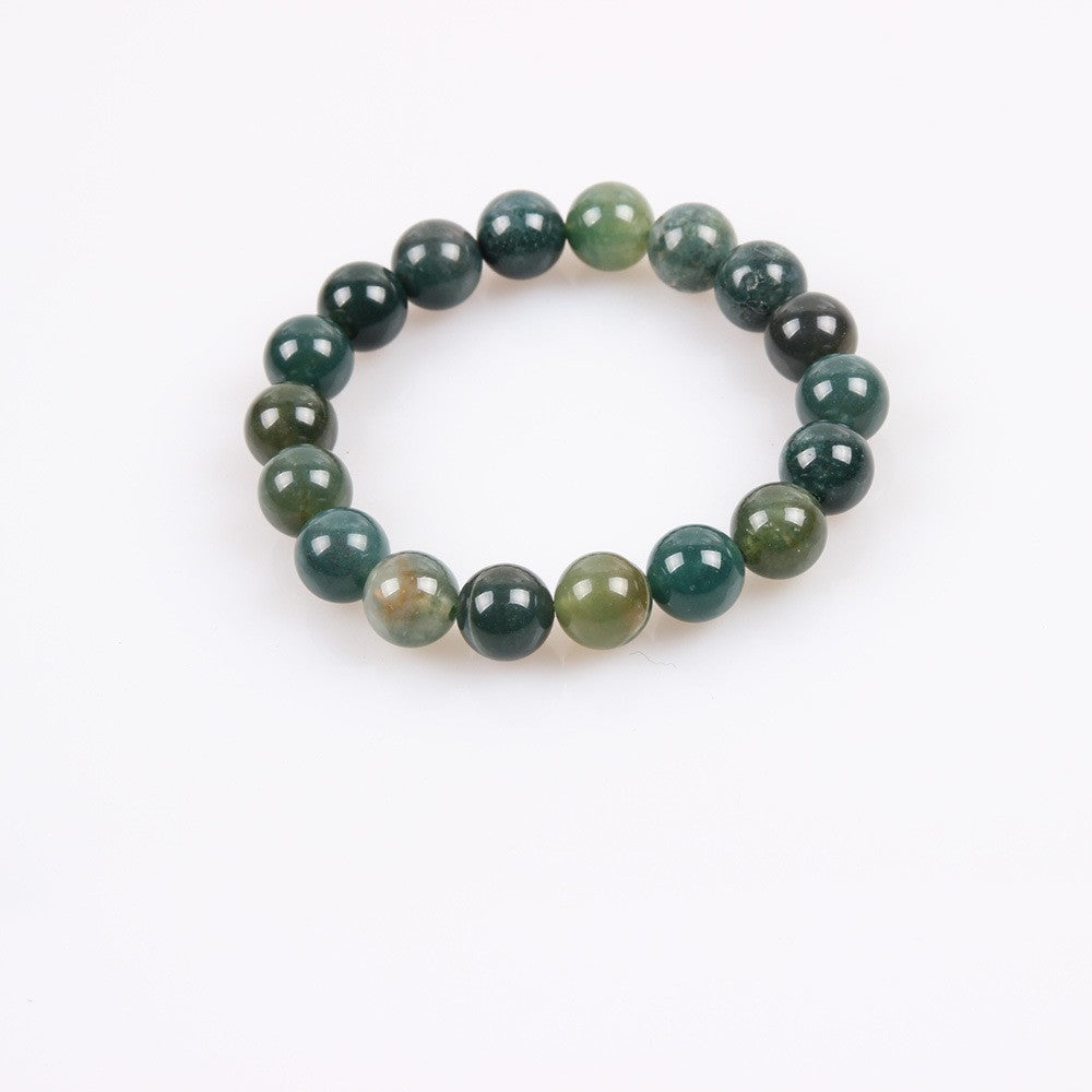 Women's Natural Pink Crystal Agate Tiger Eye Bracelet
