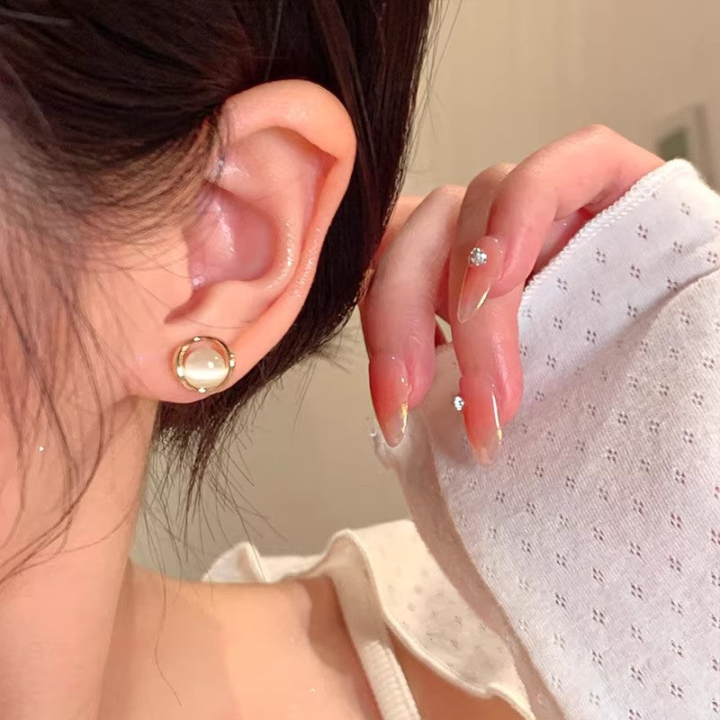 Women's Stone Ear Light Luxury Minority Exquisite Design Stud Earrings