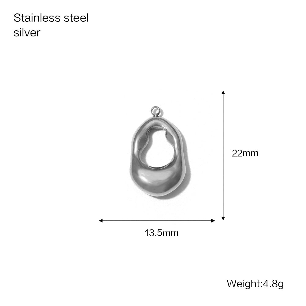 Versatile Women's Stainless Steel Gold-plated Bow Jewelry Accessories