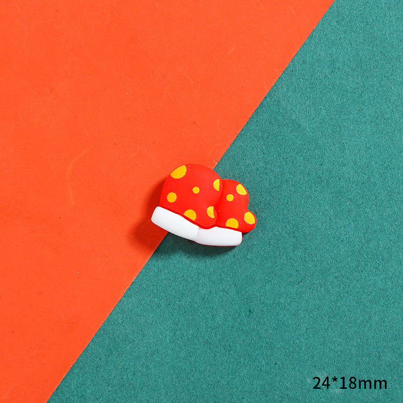 Cartoon Christmas Series Resin Cream Glue Jewelry Accessories