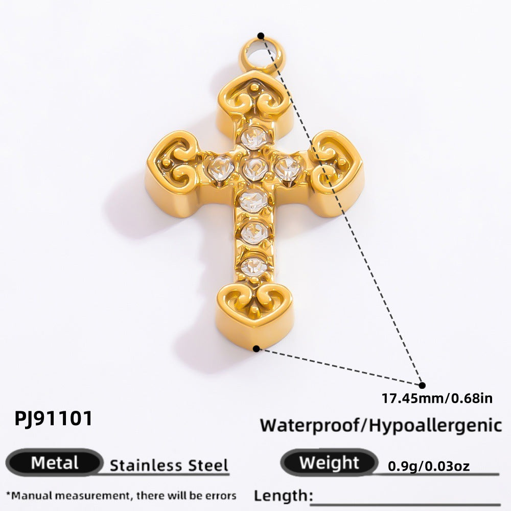 Classy Stylish Stainless Steel Gold-plated Design Jewelry Accessories