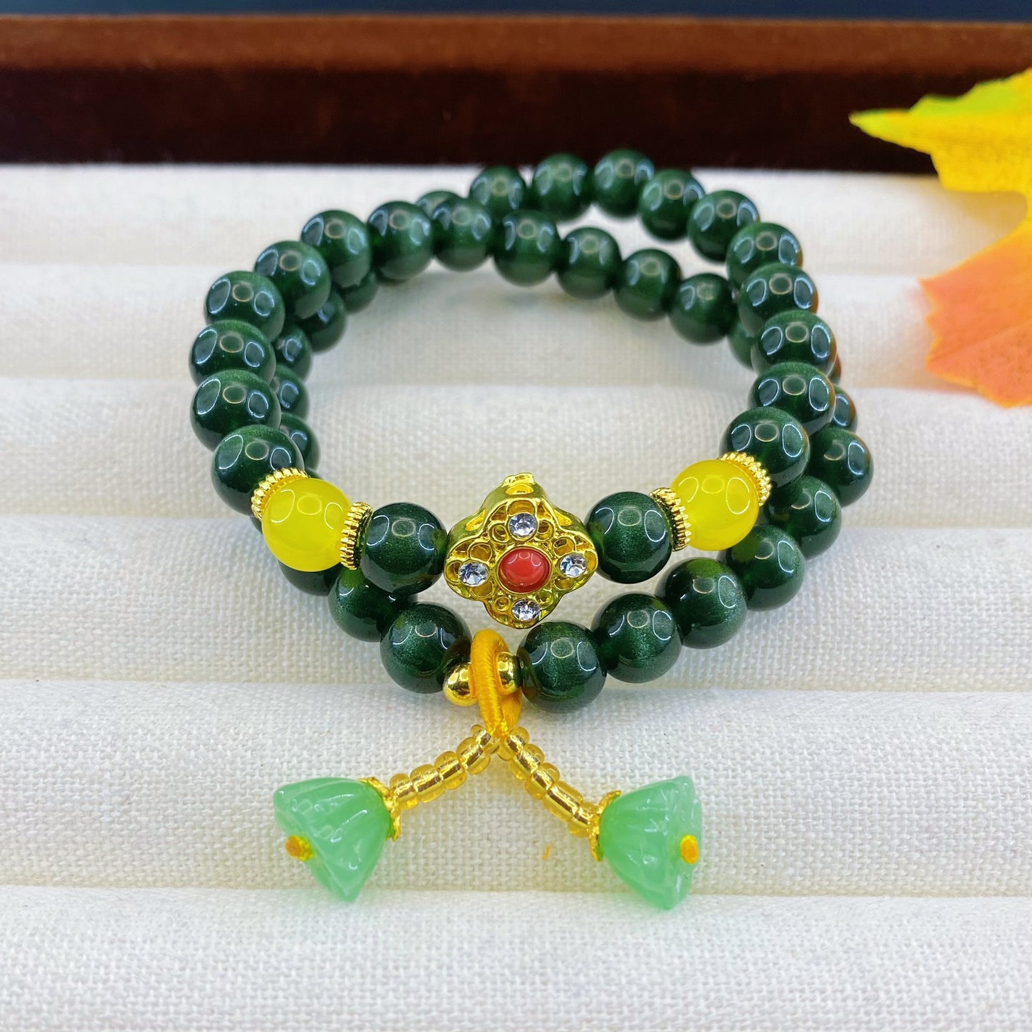 Cat's Eye Chinese Zen Crafts Three-ring Bracelet