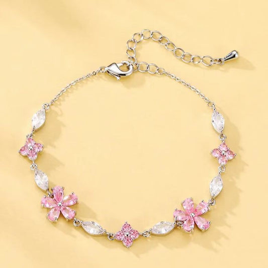 Peach Blossom Continuous Sweet Exquisite High-grade Bracelets