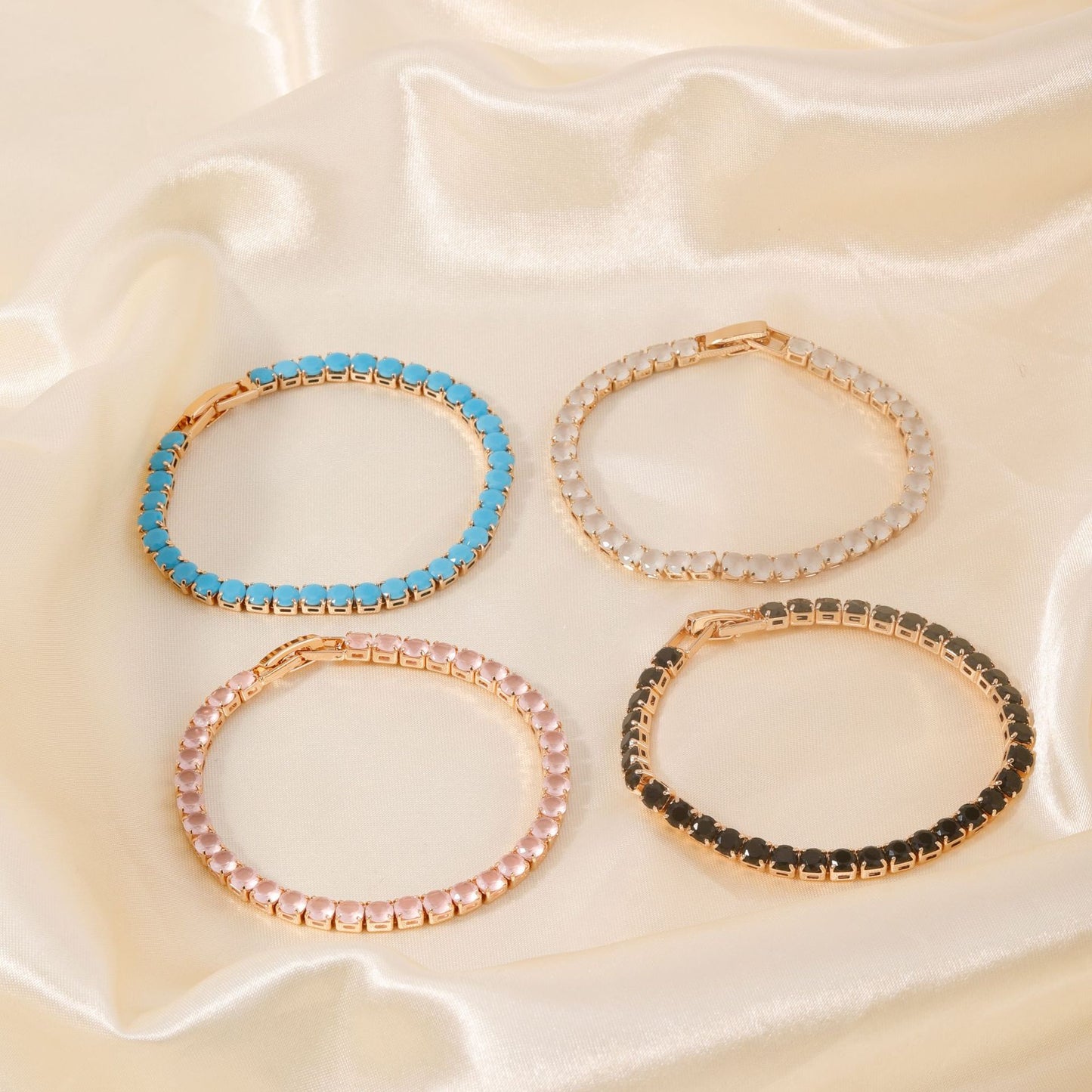Live Broadcast Full Diamond Female Refined Zircon Luxury Bracelet