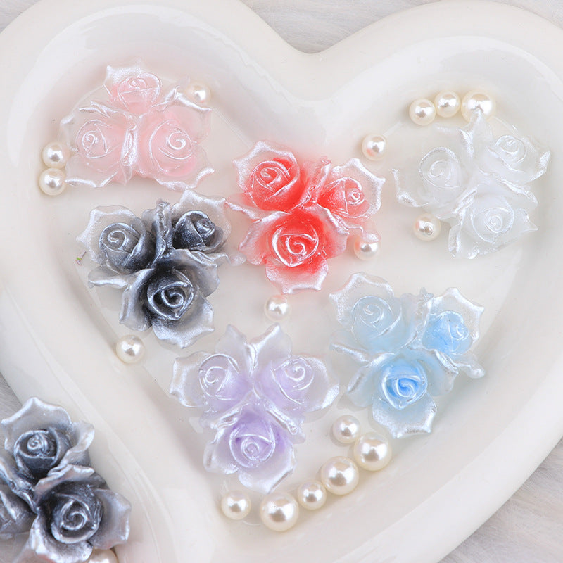 Flower Making Phone Case Ear Barrettes Decoration Material Jewelry Accessories