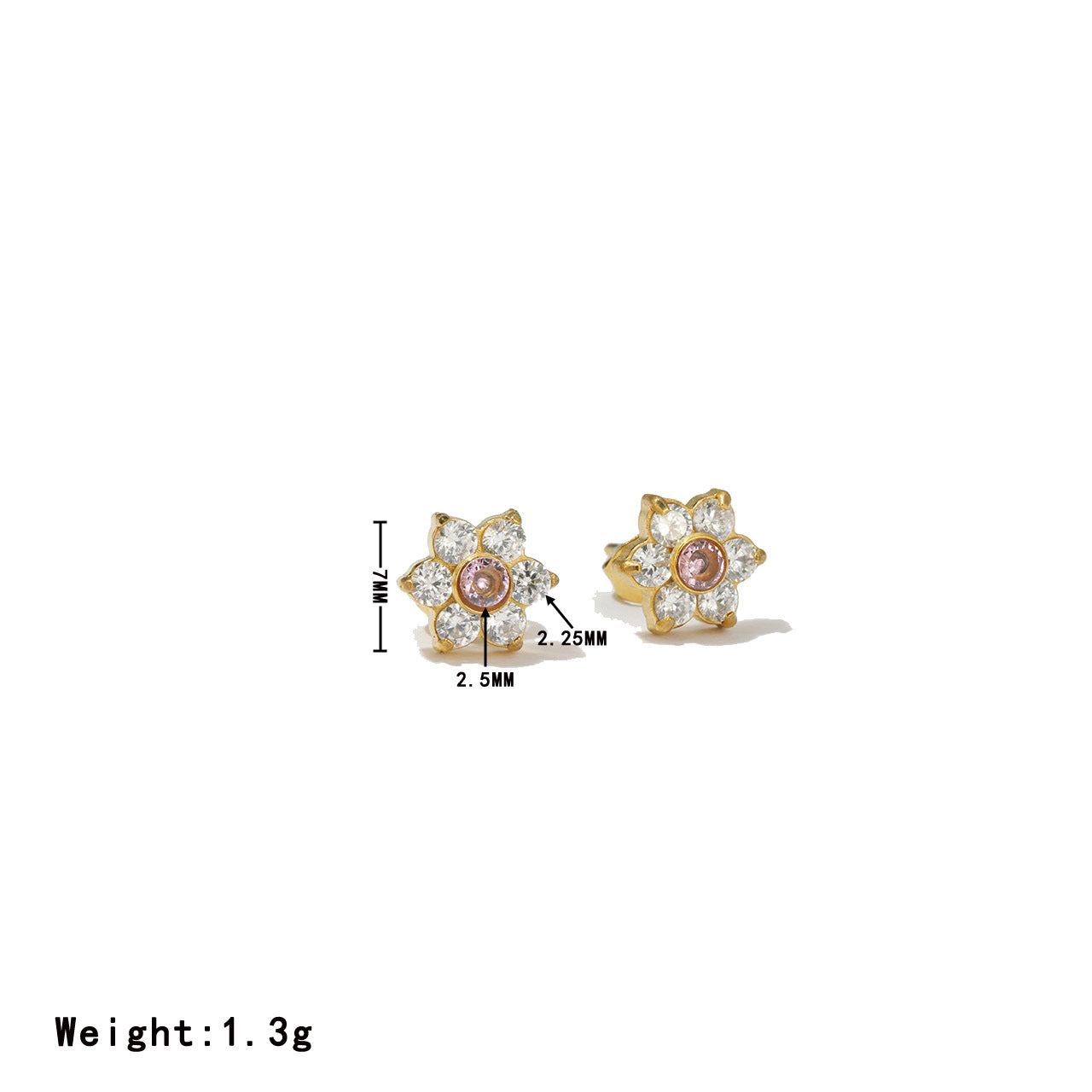Inlaid Full-jeweled Female Design Senior Elegant Stud Earrings