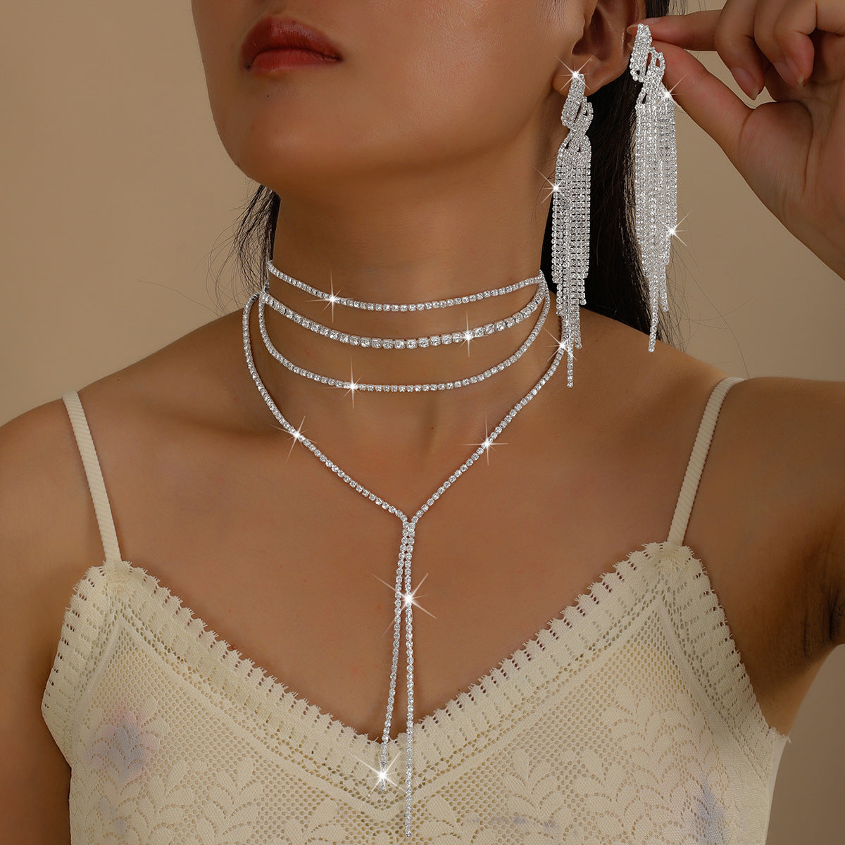 Bone Chain Cold Style Design Choker Necklaces