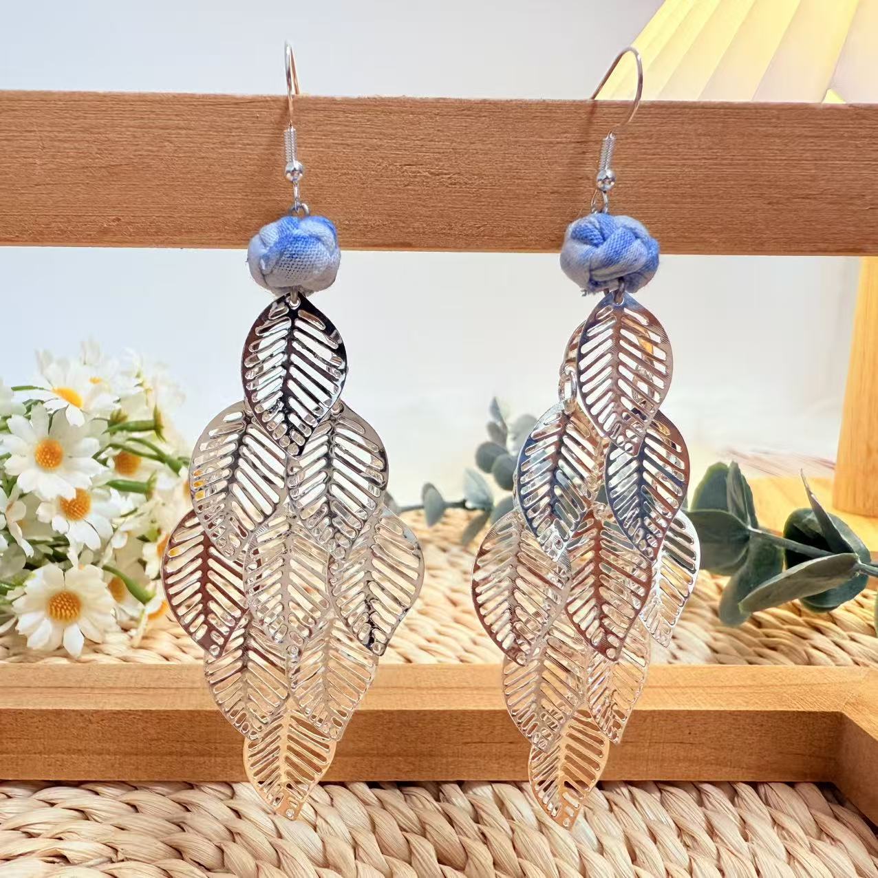 Yunnan Dali Minority Ethnic Style Tassel Southwest Scenic Earrings