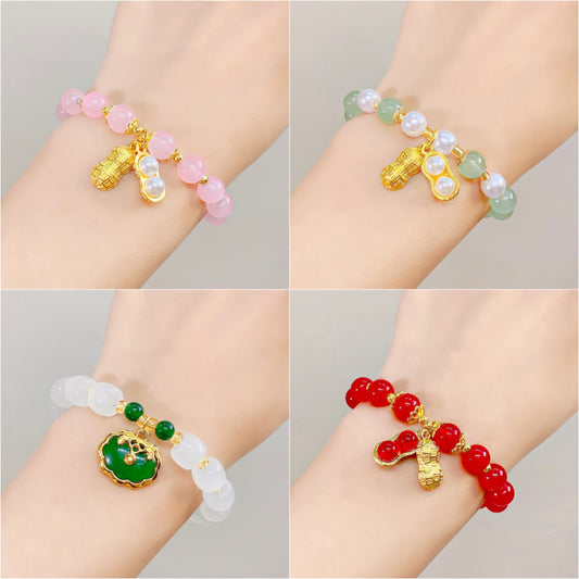 Safety Buckle Sweet Tassel Hand Toy Bracelets