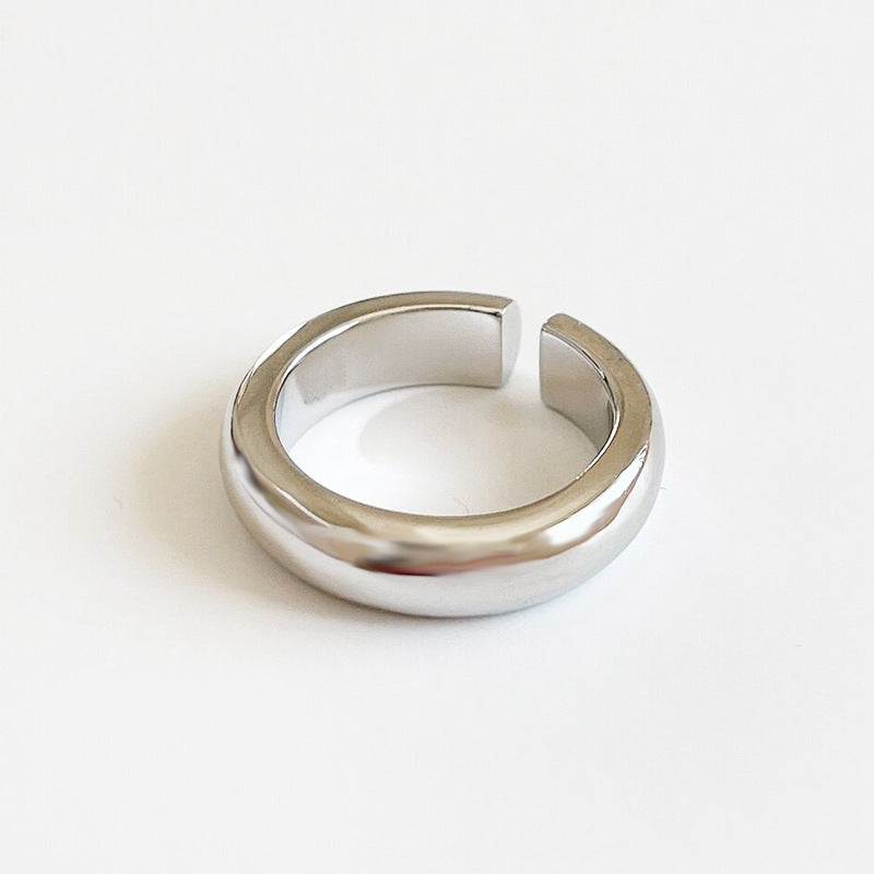 Korean Style Simple Glossy Fashion Temperamental Personalized Cold Rings