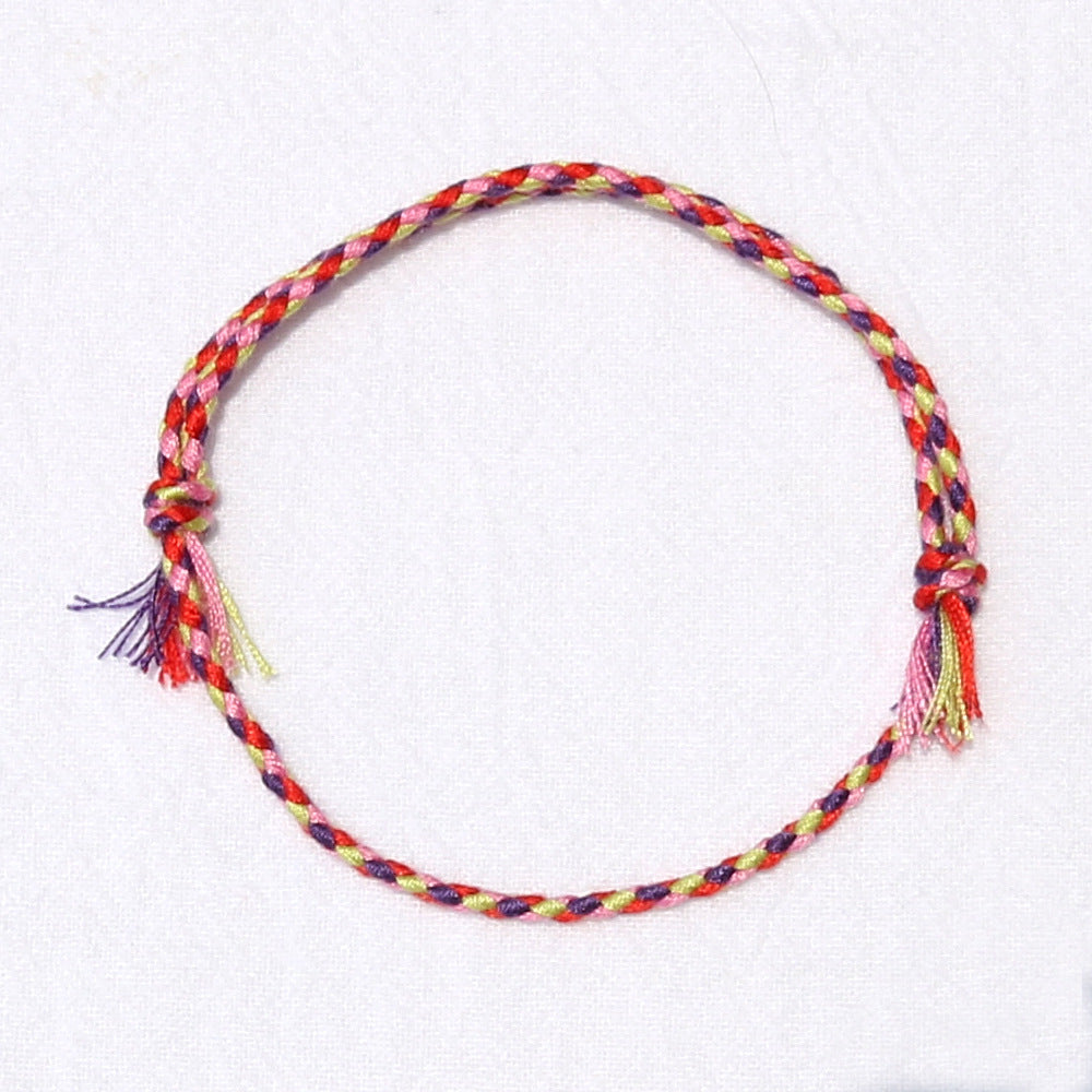 Hand-woven Tibetan Hand Rub Thread Carrying Bracelets