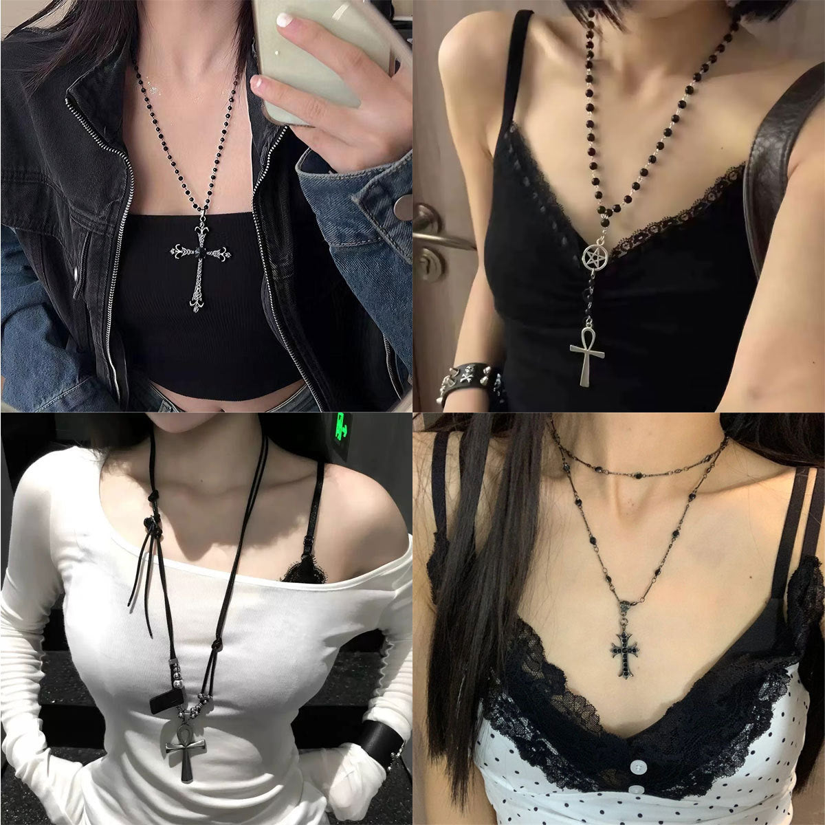 Hot Butterfly Leather Punk Rock Clavicle Collar
