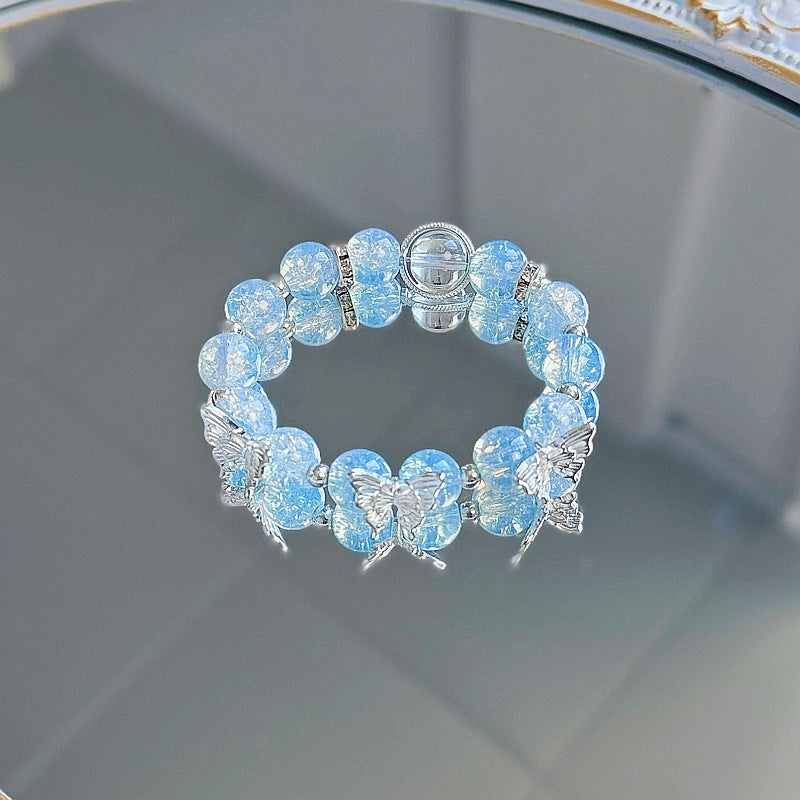 Beaded Crystal Novel Niche Advanced Couple Bracelets