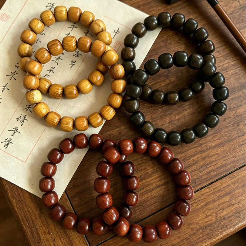 Women's & Men's Wooden Ethnic Style Craftwork Hand Pieces Beads String Bracelet