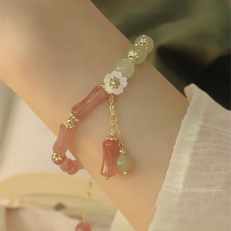 Flower Dream Romance Fairy Wind Dance Couple Feeling Handmade Gift Bracelet