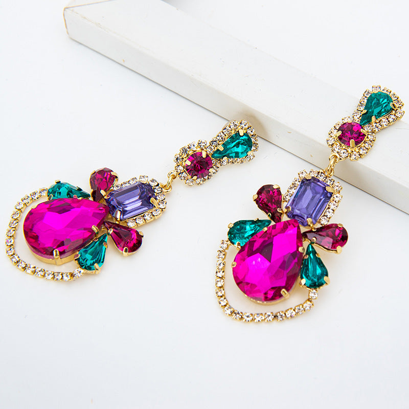 Women's Exaggerated Ball Fashion Drop-shaped Retro Affordable Earrings