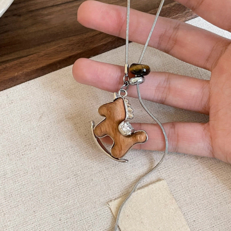 Women's Pony For Light Luxury Minority High-grade Long Pendants