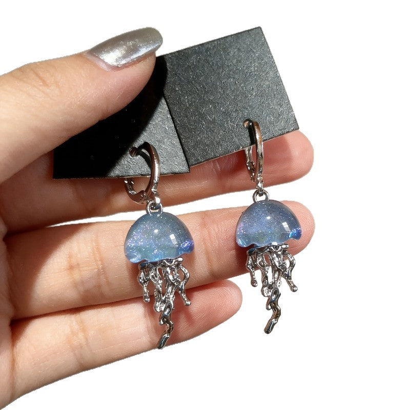 Sweet Personalized Minority Style Blue Jellyfish Pendants