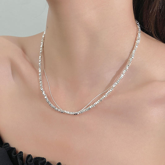 Women's Sier Pearl Summer Alloy Ornament Minority Necklaces