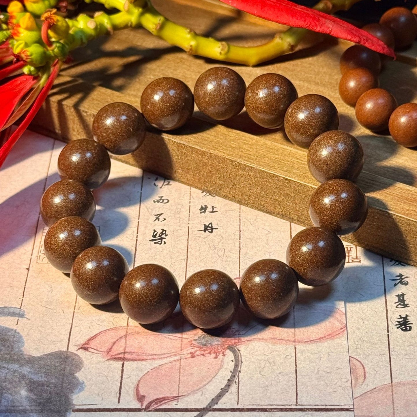 Women's & Men's Natural Combination Aromatic Beads Buddha Ancient Craft Crafts Loose Round Bracelet