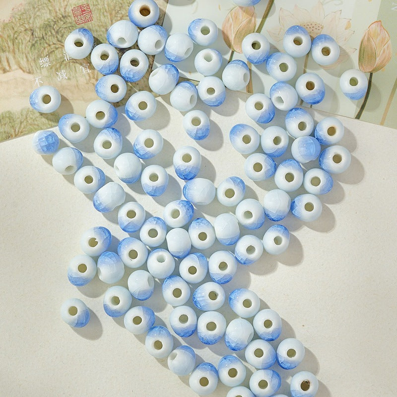 Graceful Casual Ceramic Round Beads Braiding Jewelry Accessories