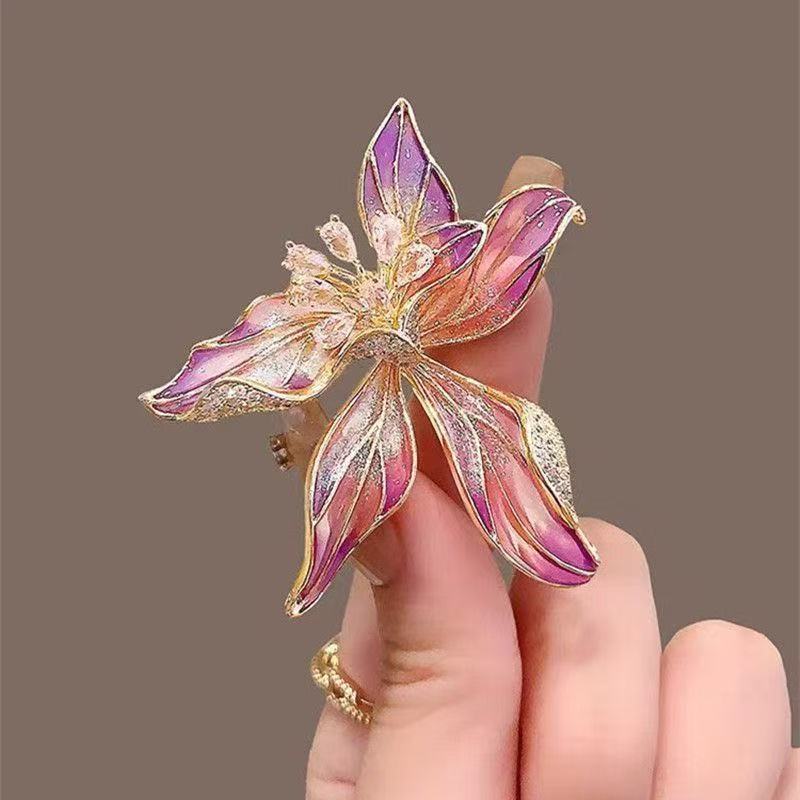 Women's Flower Corsage Pin Antique Temperament Pearl Peony Brooch Brooches