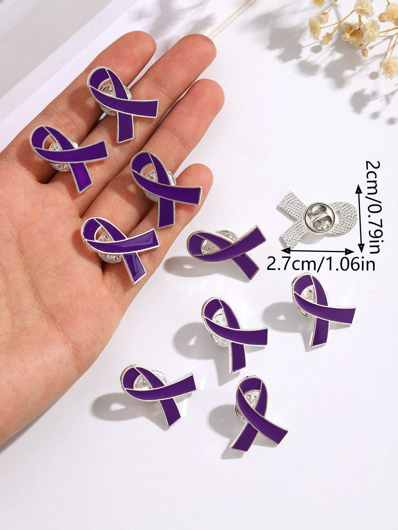Activities Ribbon Brooch Marine Protection Concern Mental Brooches