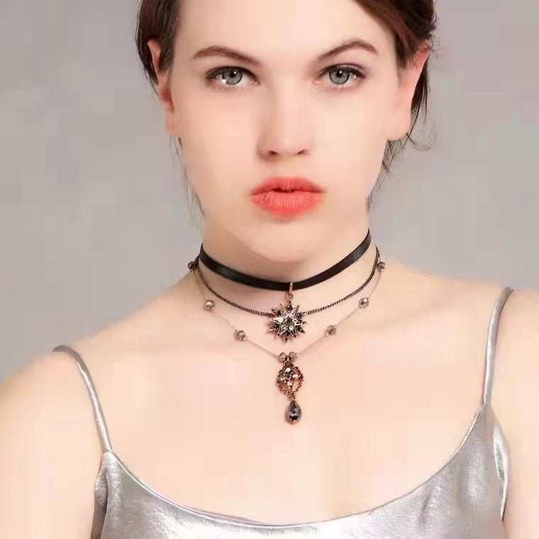 Black Series Lolita Punk Goth Steam Necklaces