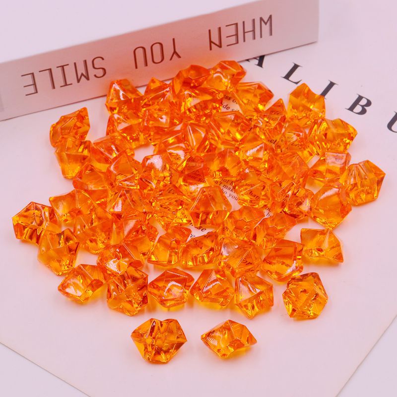 Ornamental Stone Simulation Ice Cube Crystal Crushing Plastic Jewelry Accessories