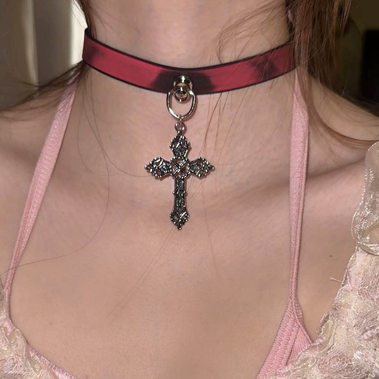 Women's Warm Color Changing Leather Hot Senior Clavicle Collar