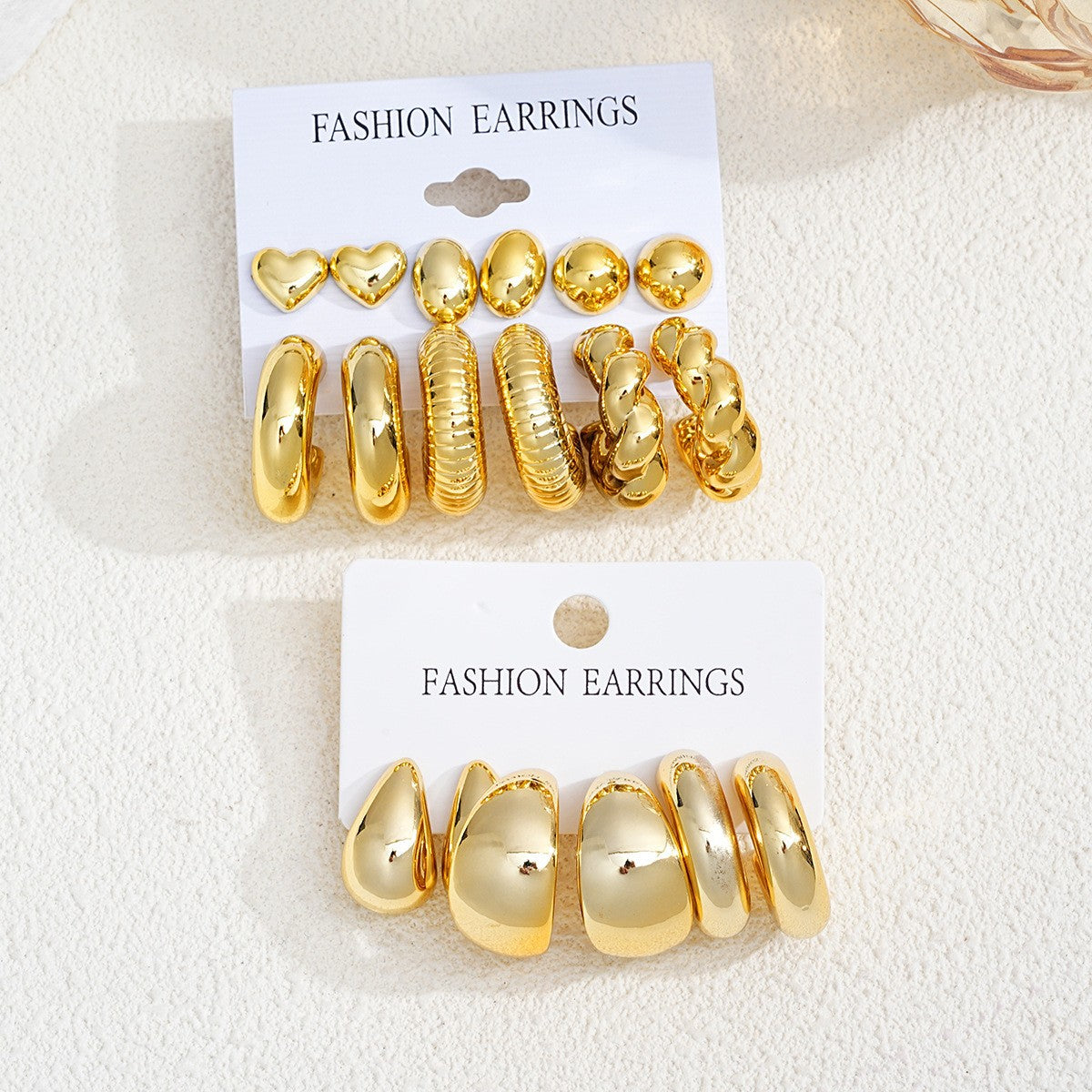 Fashion Starfish Shell Conch Type Water-drop Eardrops Rings