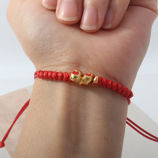 Life Blessing Red Rope Woven Live Broadcast Bracelets