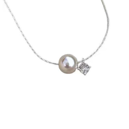 Rose Pearl Detachable Clavicle Chain Fashion Design Light Luxury Necklaces