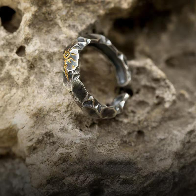 Men's Matching Index Finger Fashion Imitation Thai Sier Ring