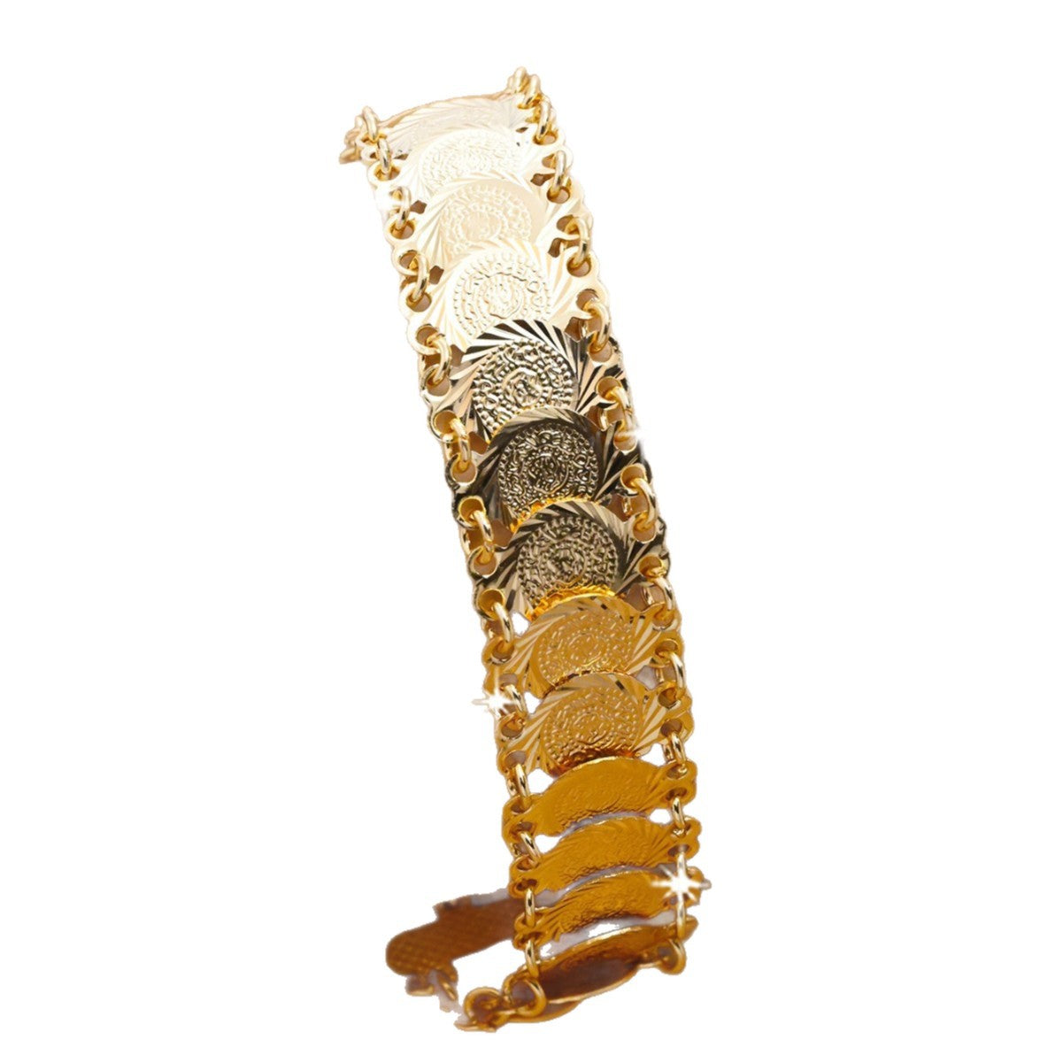 Women's Coin Gold Party Gift Extravagant Bracelet