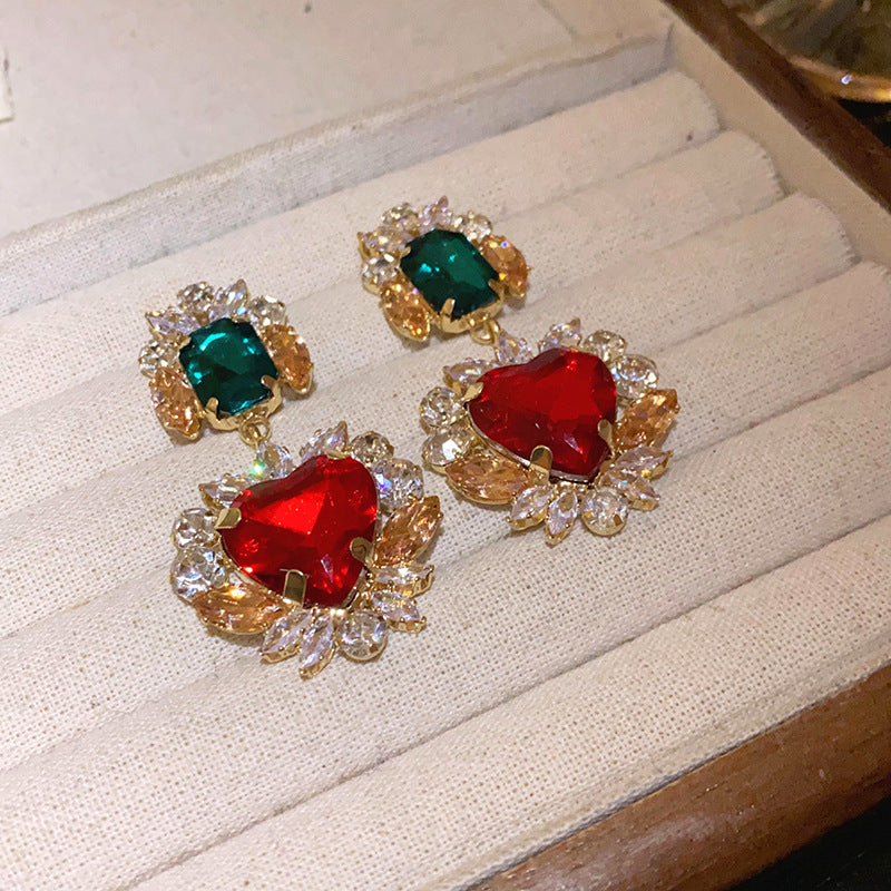 Zircon Stitching High-grade Retro Clavicle Chain Versatile Necklaces