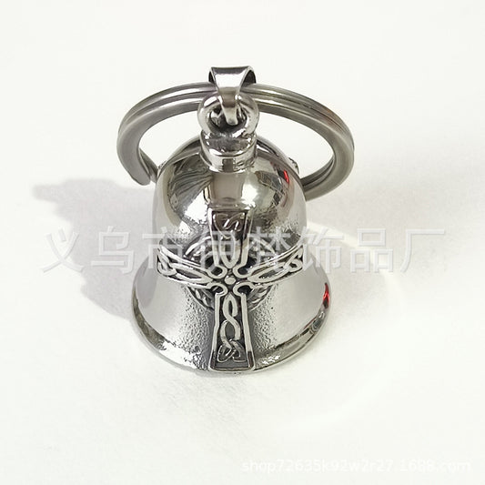 Cast Vintage Cross Bell Nordic Viking Necklaces