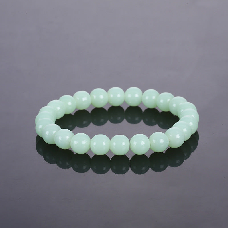 Glass Bead Solid Color Fresh Handmade Bracelet