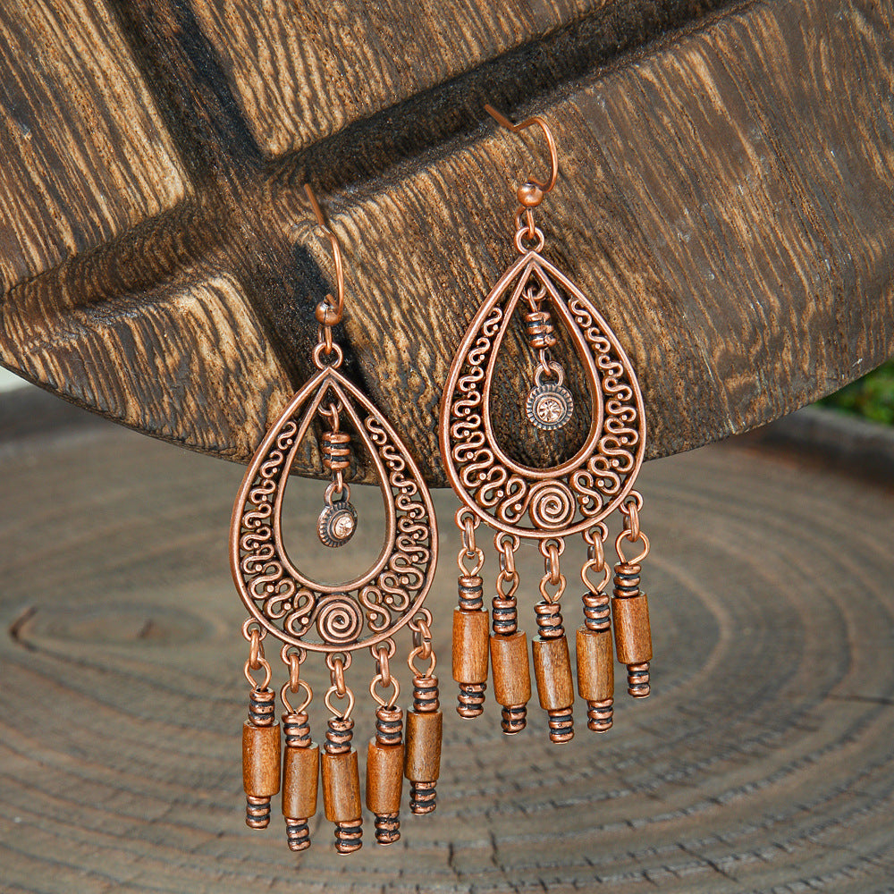 Attractive Antique Bohemian Ethnic Style Handmade Earrings