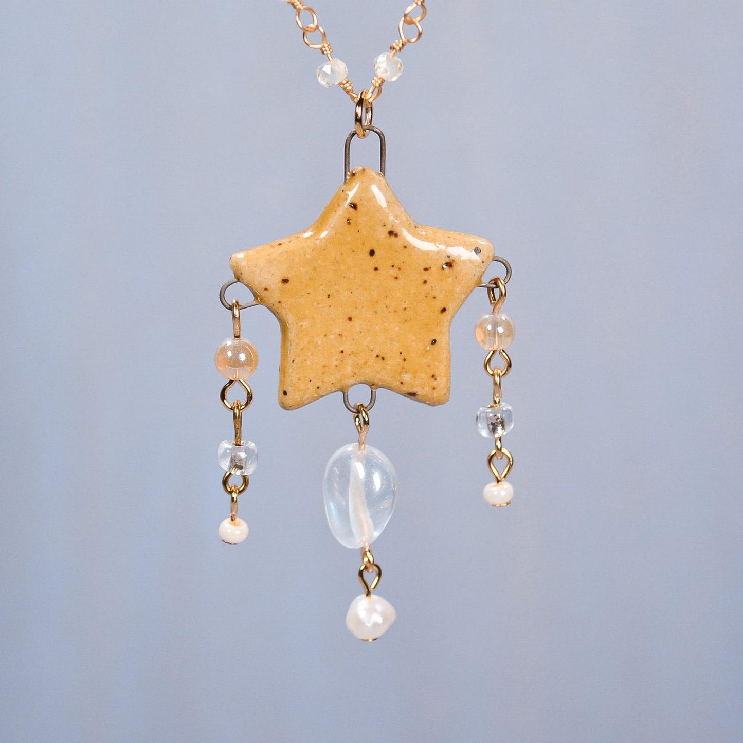Small Flower Tai Colorful Printed Fresh Pendants