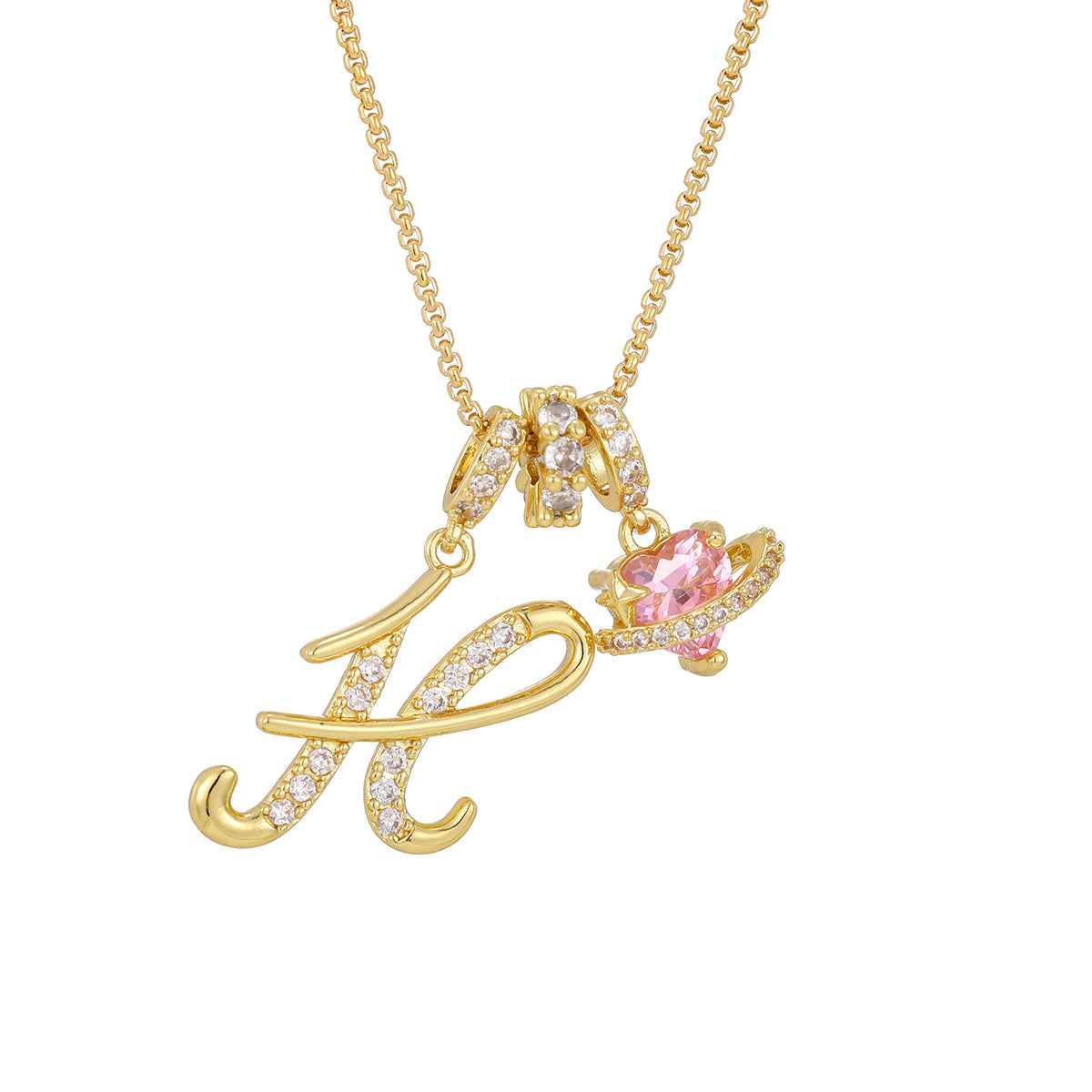Dopamine English Letter Light Luxury Minority High Pendants