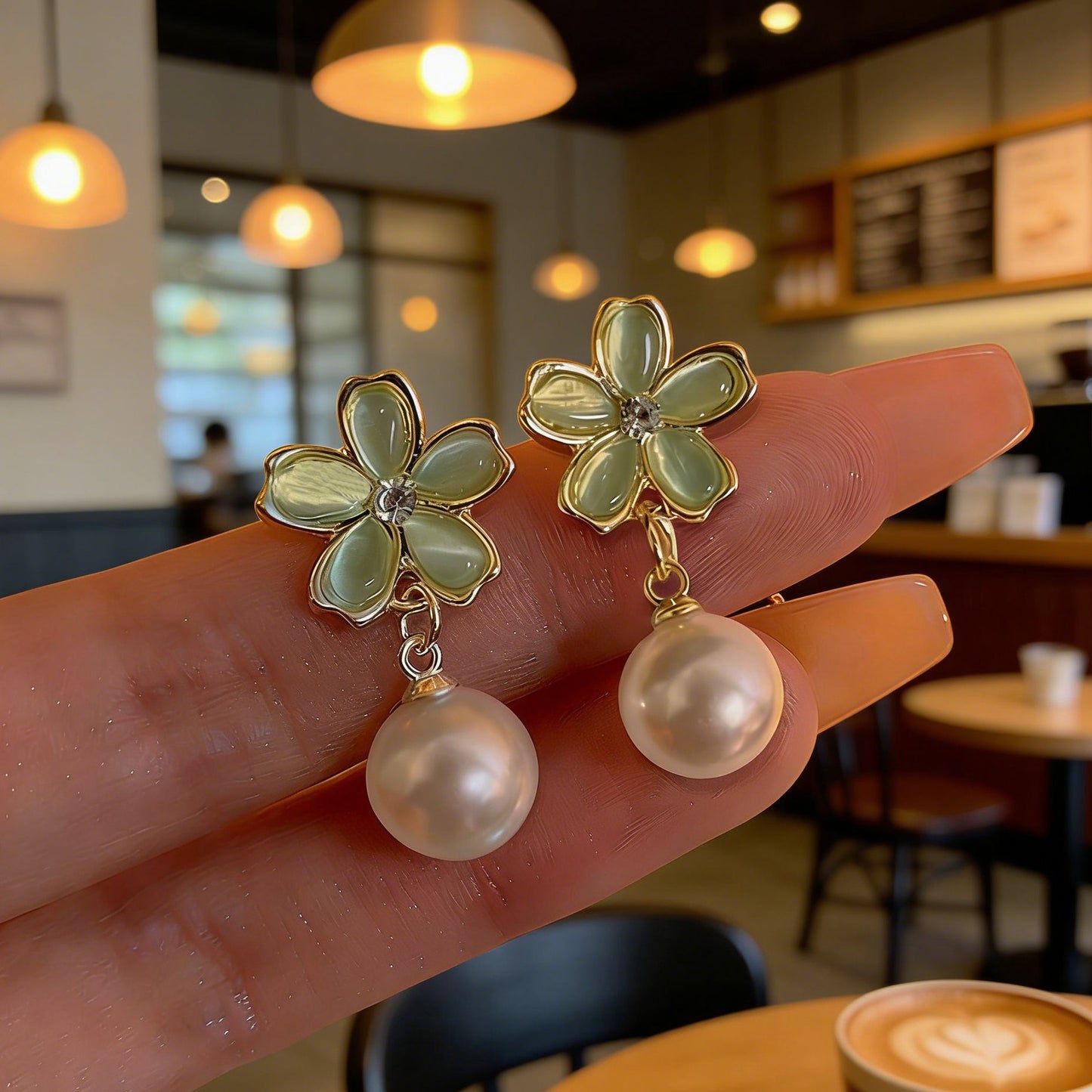 Luxury Fashion Versatile Elegant High-grade Sweet Cool Personality Earrings