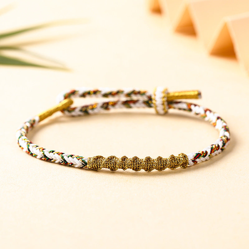 Strap Tassel Hand-woven Colorful Braided Rope Bracelets